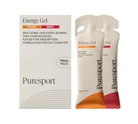 Puresport Fast-Release DualCarb Energy Gels Trial Pack, 2 Gels | 30g 2:1 glucose-fructose carbs for marathon, cycling & triathlon, gentle on stomach, informed sport tested