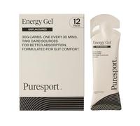 Puresport Fast-Release DualCarb Energy Gels, Unflavoured, 12 Pack