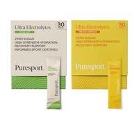 Puresport Summer Hydration Duo - 60x Bulk Electrolyte Powder Sachets (30x Citrus, 30x Orange Lemonade) | Premium High Sodium Hydration Mix for Sports, Endurance & Daily Wellness