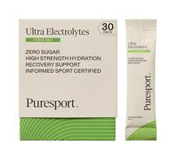 Puresport Ultra Electrolytes Hydration Citrus Salt (30 Pack), High Performance Sugar Free Electrolytes Powder, 1000mg Sodium, Optimise Hydration & Support Muscles, Travel-Friendly Format