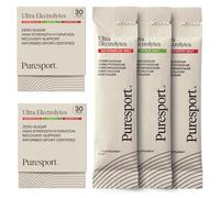 Puresport Ultra Electrolytes Hydration Variety Pack (60 Pack) | Watermelon, Citrus & Raspberry Salt/20 Electrolyte Sachets of Each | Sugar Free Electrolytes Powder | Optimise Hydration/Support Muscles