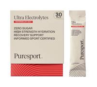 Puresport Ultra Electrolytes Hydration Watermelon Salt (30 Pack) | High Performance Sugar Free Electrolytes Powder | 1000mg Sodium | Electrolyte Sachets to Optimise Hydration/Support Muscle Function
