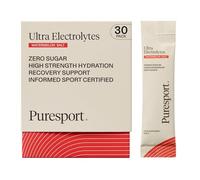 Puresport Ultra Electrolytes Hydration Watermelon Salt Sachets (30 Pack), High Performance Sugar Free Electrolytes Powder, 1000mg Sodium, Optimise Hydration & Support Muscles, Travel-Friendly Format