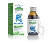 Puressentiel Acti Pure Kids Syrup 125ml - Colds & Sore Throat Syrup - Relieves sore throats immediately and decongestant - Supports kids immunity - 100% Natural Formula - Suitable for Children aged 3+