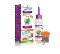 Puressentiel Head Lice Treatment Lotion & Head Lice Comb - Kills 100% Head Lice in Just 10 minutes - 100% Natural Formula - Easy To Apply Lotion 100ml - For kids & Adults - Cruelty Free