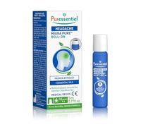 Puressentiel Headache Stick Roll-On 5ml with 9 Essential Oils 10 Years+