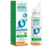 Puressentiel Respiratory Nasal Hygiene Hydrating Spray - Cleanses The Nasal Cavities - Isotonic Solution - Ideal for Dry, Sensitive and Irritated noses - Sea Water & Organic Calendula - 100% Natural