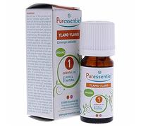 Puressentiel Organic Ylang Ylang Essential Oil 5ml - 100 % Pure & Natural, Vegan - Aromatherapy - Diffusion, Bath - Sweet revitalising scented oil - Undiluted, assured traceability