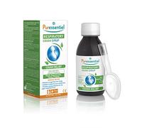 Puressentiel Respiratory Cough Syrup 125ml - Cough Relief For All Coughs + Cold & Flu - Chesty Cough, Mucus Cough - 100% Natural Origin Medical Device - Essential Oils & Honey - For Children Aged 12+