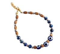PURESTORY Evil Eye Rakhi Bracelet for Brother with Roli Chawal | Nazar Rakhis for Protection | Designer Adjustable Rakha Band | Stylish Rakhis for Bhai | Rakhi Gift Combo for Men & Boys | Raksha