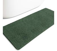 PureSwan Bathroom Runner Rug 24 x 60 Inch - Extra Large Long Bath Mat | Absorbent and Washable Thick Chenille Bath Rug Non-Slip Runner Rug for Bathroom, Shower, Sink(Hunter Green)