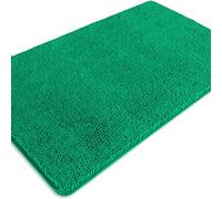 PureSwan Bathroom Runner Rug 30 x 50 Inch - Extra Large Long Bath Mat | Absorbent and Washable Thick Chenille Bath Rug Non-Slip Runner Rug for Bathroom, Shower, Sink(Emerald Green)