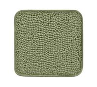 PureSwan Small Bathroom Rug 12"x12" - Washable and Absorbent Bath Mat, Non Slip, Thick Soft Chenille Bath Rugs for Bathroom, Shower, Sink(Sage)