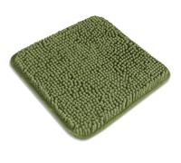 PureSwan Small Bathroom Rug 12"x12" - Washable and Absorbent Bath Mat, Non Slip, Thick Soft Chenille Bath Rugs for Bathroom, Shower, Sink(Sage)