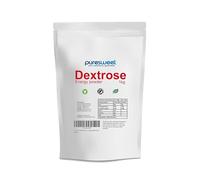 Puresweet 100% Natural Dextrose Powder, 1kg, Great taste, mixes well, for workouts, no additives.