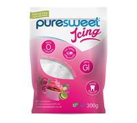 Puresweet® Icing, 100% Natural Zero Calorie Icing Sugar Alternative 300g, No bitter aftertaste, Diabetic Friendly, Tooth Friendly, Vegan, Non GMO (Recyclable Pouch)