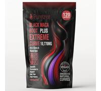 Puretrex Black Maca Root Plus Extreme Curve 10,770mg Capsules, 120 Count, for a Curvy & Round Bum, Vegan