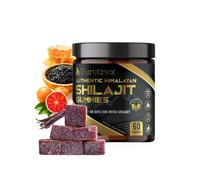 PURETREX Organic Shilajit Gummies with Manuka Honey & Fulvic Acid | 60 Count | Sun-Dried Shilajit for Enhanced Energy, Vitality, & Immune Support | Unlock The Power of Nature for Optimal Wellness!