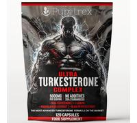 Puretrex Ultra Turkesterone Complex 5000mg - 120 Capsules - with Beta-Ecdysterone, L-Leucine, Rhodiola Rosea & BioPerine® - Natural Strength, Muscle Growth & Performance Support Supplement