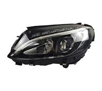 PUREUV Car Accessories LED Lamp Compatible For Mercedes Benz C Class W205 C260 C200 C300 Headlight Original One-Lens Headlamp Assembly 2015-2018 (Color : With module, Size : Left side)