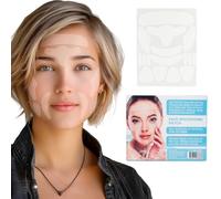PUREVACY Facial Patches for Wrinkles. Pack of 160 Face Strips of Various Shapes. Reusable Wrinkle Patches for Smoothing Eye, Mouth, Forehead Wrinkles. Invisible Facial Wrinkle Reduction Tape for Woman