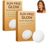 PurevLab Sun-Free Glow Micro-Needle Patch Tanning, 2026 New Glow Tanning Patches, Natural Ingredients, Tans Without Sun, Enhance The Natural Tanning Effect, Suitable For All Skin Types (2 Box)