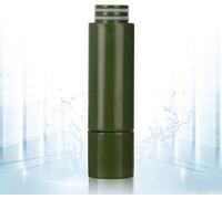 Purewell Replaceable Water Filter for Portable Filtered Water Purifier - Emergency Water Filter Pump with 4-Stage Integrated Filter for Camping Hiking Backpacking