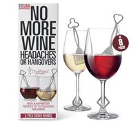 PureWine The Wand Wine Purifier, Removes Histamines & Sulfites - 8 Wands | Wine Wand Filters Before You Drink; Remove Sulfites & Histamines; Helps Wine Allergies & Headaches. Purifies 3 glasses/wand
