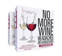 PureWine Wine Wands Purifier, 48 Wine Filters - Removes Histamines & Sulfites, Alleviates Allergies & Sensitivities, Restores Taste, Perfect Pourer - 48 Pack