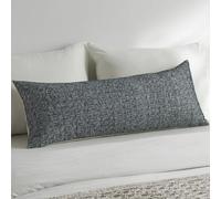 Purewish Pack of 1 Neutral Body Pillow Covers 20x54 Boho Textured Dots Stripe Chenille Rectangular Long Decorative Lumbar Pillow Cases Accents for Living Room Couch Bed Farmhouse Home Decor, Teal