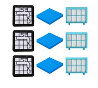 PURexpert 3 Sets Replacement Filter FC8010/02 for Philips PowerPro Compact and Active FC9330 FC9333 FC9334 FC9350 FC9515 FC9516 FC9556 FC9573 FC9588 Canister Vacuum Accessories Parts