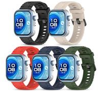 PureYule 5 Pieces Strap for Huawei Watch Fit 4/Fit 4 Pro/Fit 3, Colourful Soft Silicone Waterproof Bracelet for Huawei Watch Fit 4/Fit 4 Pro/Fit 3