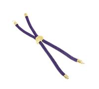 pureza 4pcs Adjustable DIY Rope Chains for Bracelet Making Supplies - Semi-Finished Braid Cord Chain for Women(Clear)