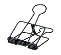 pureza 5PCS Cute Metal Paperclips - Fancy Stationery Clips for Organizing Notes & Office Supplies(4-Black-5PCS)