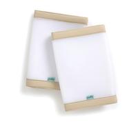 PurFlo Breathable Cot Bumper (2pcs) | Safe Alternative to Traditional Baby Cot Wraps | Machine Washable Mesh & Easy Install Fixings | Fits Cot Bed up to 140x70 cm | Baby Essentials | Hazel