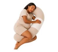 PurFlo Breathe Pregnancy Pillow with Soft Jersey Cover, Hazel