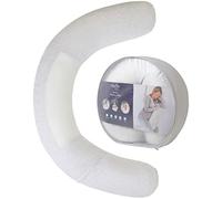 PurFlo Breathe Pregnancy Pillow with Soft Jersey Cover, Minimal Grey