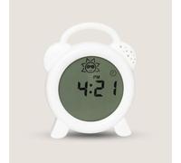 PurFlo NEW Snoozee Sleep Trainer Clock for Toddlers | Rechargeable Red & Blue Night Light with Sun & Moon Icons, 12-Hour Digital Display, Adjustable Brightness for Bedtime, Wake-Up & Travel