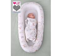 Purflo Sleep Tight Baby Bed - Storybook Nutmeg Natural