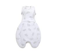 Purflo Swaddle to Sleep Bag 0-4 Months (2.5 Tog) - Cotton Clouds Cloud