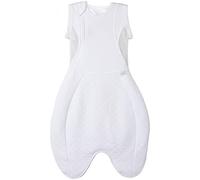 PurFlo Swaddle to Sleep Bag 2.5 Tog, For 0-4 Months, Soft White