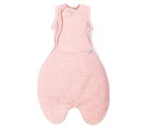 PurFlo Swaddle to Sleep Bag | All-Season 2.5 tog Sleeping Bag | 0-4 Months | Breathable Newborn Baby Sleeping Bag That Grows With Your Baby | Swaddle Arms In or Out | Hip Healthy | Shell Pink