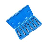 PURFUU 13Piece Hexagonal Socket Tool Set for Various Nut Bolt Size T8-T60 Steel Professional Socket Wrench 1/4in 3/8in 1/2inch Bit Set for Automotive Repair