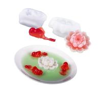 PURFUU 6pcs Silicone Baking Molds Dishwasher Safe Flexible Cake Mousses Tool Food Grades Materials Creative Shape Nonstick Baking Molds