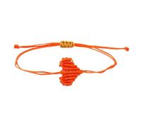 PURFUU Romance Twine Cord Bracelets Braided Heart Pattern Unisex Love Tokens Handcrafted Couple Jewelry Accessory Braided Couple Bracelets