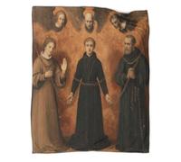 Purgatory Super Soft Blanket | Medieval Painting Throws | Fluffy And Warmth Comfortable Travel Cover,80x90inch(200x230cm)