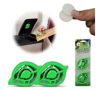 Purge Bin Freshener, 2x Apple Gel Air Freshener for Kitchen, Odor Remover, Indoor & Outdoor, Self Adhesive, 2 Pcs