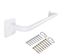 Purife 36'' White Heavy Duty Doorway Pull Up Bar, Wall Mounted Strength Training Pull-up Bars, Support Beam or Joist Mount Wall Hanging Bar Sturdy Chin Up Bar for Door Frame - Support 500 lbs