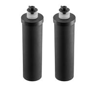 VEVOR k8005, Purification Elements, Activated Carbon, Easy to Replace, Gravity Water Filter System, Compatible with Most Brands, Pack of 2, Black