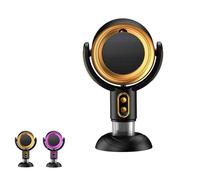 Purifier Fan, Removable and Washable Filter, Smoke Fan for Smoking Indoors,For Indoor BBQ,Hot Pot, Extractor Hood,Smoke Away Purifier Fan Smoke (golden,Charging model)
